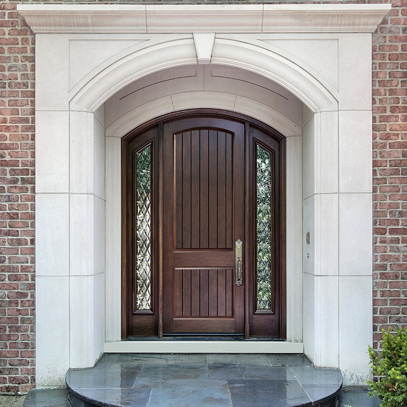 Fiberglass Mahogany Entry Doors