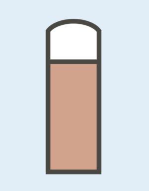Single Door – Arched Transom