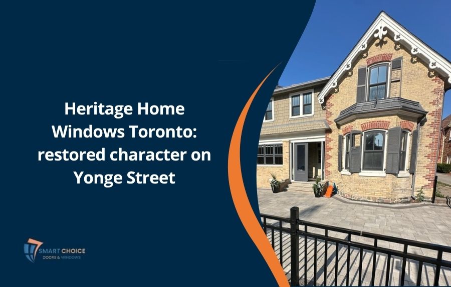 Heritage Home Windows Toronto restored character on Yonge Street