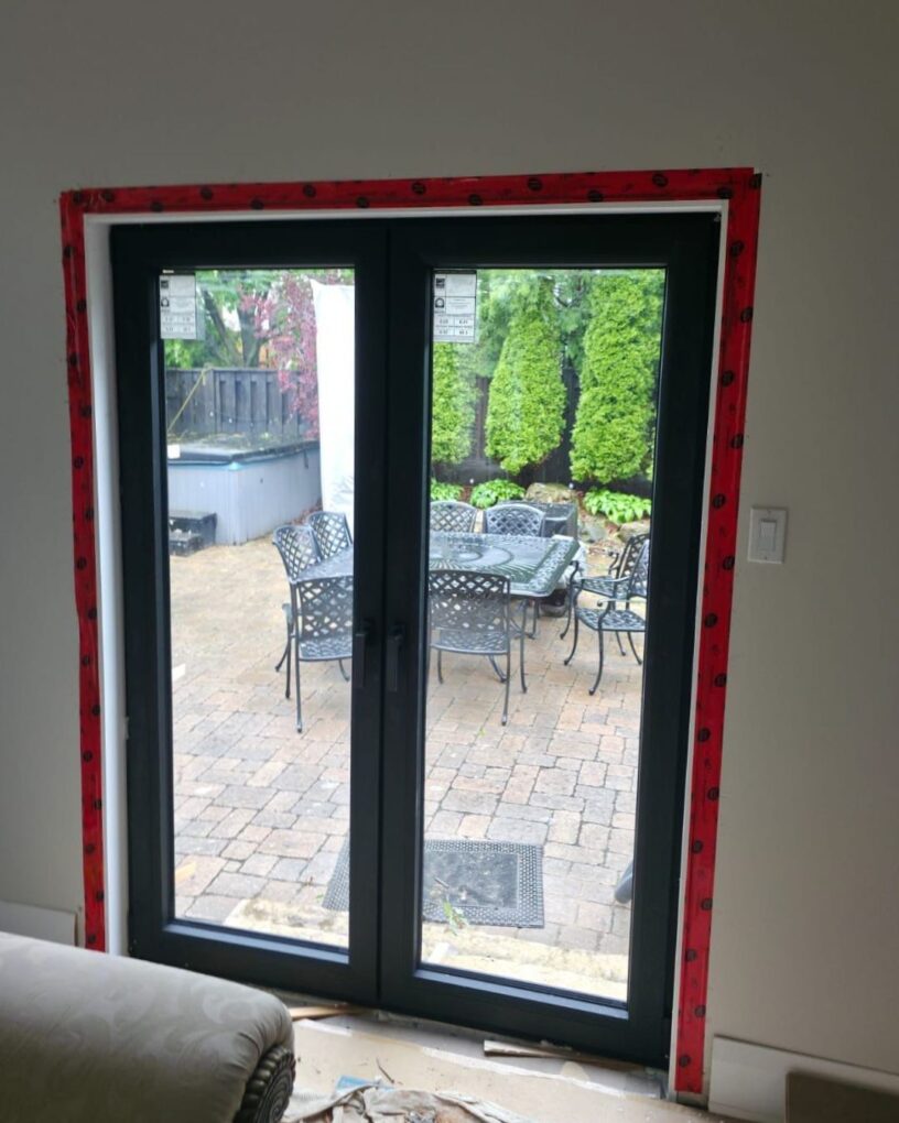 Custom patio door manufactured in Toronto
