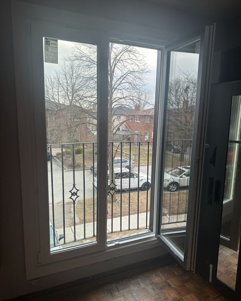 New tilt and turn patio doors in Maple bringing more light into the home